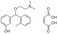 CAS 登录号：29209-88-9， 3-(alpha-(2-(二甲基氨基)乙氧基)-2-甲基苄基)苯酚马来酸酯