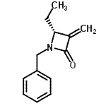 CAS 登录号：293307-40-1， (4R)-1-苄基-4-乙基-3-亚甲基-2-氮杂环丁酮