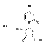 CAS 登录号：29363-79-9， 4-氨基-1-(beta-D-阿拉伯呋喃糖基)-2(1H)-嘧啶酮盐酸盐(1:1)