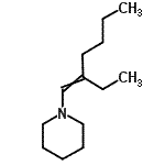 CAS#: 29371-09-3, 1-(2-Ethyl-1-Hexen-1-Yl)Piperidine