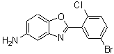 CAS 登录号：293737-86-7， 2-(5-溴-2-氯苯基)-1,3-苯并恶唑-5-胺