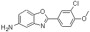 CAS 登录号：293737-87-8， 2-(3-氯-4-甲氧基苯基)-1,3-苯并恶唑-5-胺