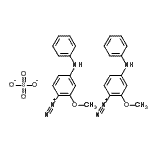 CAS 登录号：29377-89-7， 二(4-苯胺基-2-甲氧基偶氮苯)硫酸盐
