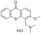 CAS 登录号：29483-51-0， 3-甲氧基-4-(二甲基氨基甲基)-9-噻吨酮盐酸盐