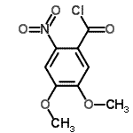 CAS#: 29568-78-3, 4,5-Dimethoxy-2-Nitrobenzoyl Chloride