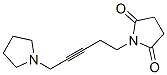 CAS#: 29573-76-0, 1-(5-Pyrrolidino-3-pentynyl)succinimide