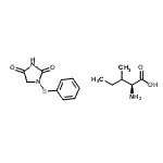 CAS#: 29583-07-1, L-Isoleucine - 1-(Phenylsulfanyl)-2,4-Imidazolidinedione (1:1)