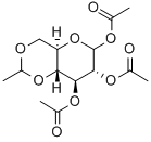 CAS 登录号：29587-07-3， 4,6-O-亚乙基-D-吡喃葡萄糖三乙酸酯