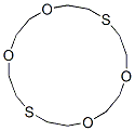 CAS#: 296-39-9, 1,4,10,13-Tetraoxa-7,16-Dithiacyclooctadecane