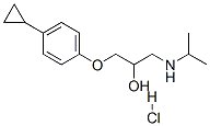 CAS 登录号:29632-49-3, 1-(4-环丙基苯氧基)-3-(丙-2-基氨基)丙-2-醇盐酸盐