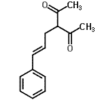 CAS 登录号：29638-71-9， 3-[(2E)-3-苯基-2-丙烯-1-基]-2,4-戊烷二酮