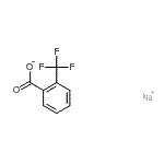 CAS 登录号：2966-44-1， 钠2-(三氟甲基)苯甲酸酯