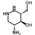 CAS 登录号：296784-04-8， (3R,4S,5R)-5-氨基-3-(羟基甲基)六氢-4-哒嗪并l