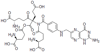 CAS 登录号：29701-38-0， 蝶酰四谷氨酸