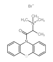 CAS 登录号：298-48-6， 三甲基-(1-氧代-1-吩噻嗪-10-基丙-2-基)溴化铵