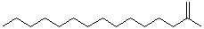 CAS 登录号：29833-69-0， 2-甲基-1-十五碳烯