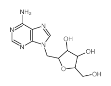 CAS 登录号：29868-39-1， 9-(beta-D-呋喃核糖基甲基)-9H-嘌呤-6-胺
