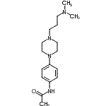 CAS#: 299-48-9, N-(4-{4-[3-(Dimethylamino)Propyl]-1-Piperazinyl}Phenyl)Acetamide