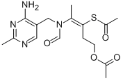CAS#: 299-89-8, Ethanethioic Acid S-[1-[2-(Acetyloxy)Ethyl]-2-[[(4-Amino-2-Methyl-5-Pyrimidinyl)Methyl]Formylamino]-1-Propen-1-Yl]Ester