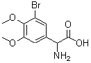CAS 登录号：299163-83-0， 氨基(3-溴-4,5-二甲氧基苯基)乙酸