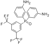 CAS 登录号：299176-31-1， 二(3-氨基苯基)3,5-二(三氟甲基)苯基氧膦