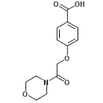CAS 登录号：29936-96-7， 4-[2-(4-吗啉基)-2-氧代乙氧基]苯甲酸