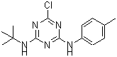 CAS 登录号：299929-72-9， 6-氯-N-(4-甲基苯基)-N'-(2-甲基-2-丙基)-1,3,5-三嗪-2,4-二胺