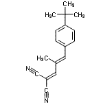 CAS#: 300364-84-5, {(2E)-2-Methyl-3-[4-(2-Methyl-2-Propanyl)Phenyl]-2-Propen-1-Ylidene}Malononitrile