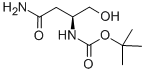 CAS 登录号：30044-67-8， (S)-(4-氨基-1-羟基-4-氧代丁烷-2-基)氨基甲酸叔丁酯