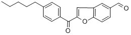 CAS 登录号：300665-10-5， 2-(4-戊基苯甲酰基)-1-苯并呋喃-5-甲醛