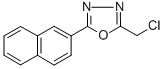 CAS 登录号：300665-29-6， 2-(氯甲基)-5-(2-萘基)-1,3,4-恶二唑