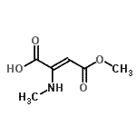 CAS 登录号：300803-23-0， (2Z)-4-甲氧基-2-(甲基氨基)-4-氧代-2-丁烯酸