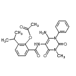 CAS#: 301206-06-4, 2-[(6-Amino-3-Methyl-2,4-Dioxo-1-Phenyl-1,2,3,4-Tetrahydro-5-Pyrimidinyl)Carbamoyl]-6-Isopropylphenyl Acetate