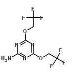CAS 登录号：301211-00-7， 4,6-二(2,2,2-三氟乙氧基)-1,3,5-三嗪-2-胺
