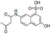 CAS 登录号：30128-32-6， 7-[(1,3-二氧代丁基)氨基]-3-羟基萘-1-磺酸