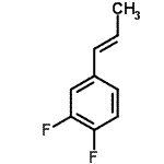 CAS#: 301308-13-4, 1,2-Difluoro-4-[(1E)-1-Propen-1-Yl]Benzene