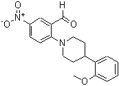 CAS 登录号：301334-94-1， 2-[4-(2-甲氧基苯基)哌啶基]-5-硝基苯甲醛
