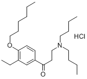 CAS#: 30195-66-5, 3-(Dibutylamino)-1-(3-Ethyl-4-Hexoxyphenyl)Propan-1-One Hydrochloride