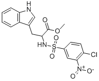 CAS 登录号：302333-12-6， 2-([(4-氯-3-硝基苯基)磺酰基]氨基)-3-(1H-吲哚-3-基)丙酸甲酯