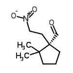 CAS 登录号：302338-13-2， (1S)-2,2-二甲基-1-(2-硝基乙基)环戊烷甲醛