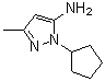 CAS#: 30241-37-3, 1-Cyclopentyl-3-Methyl-1H-Pyrazol-5-Amine