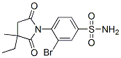 CAS 登录号：30279-48-2， 3-溴-4-(3-乙基-3-甲基-2,5-二氧代吡咯烷-1-基)苯磺酰胺