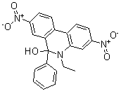 CAS#: 302911-79-1, 5-Ethyl-5,6-dihydro-3,8-dinitro-6-phenyl-6-phenanthridinol