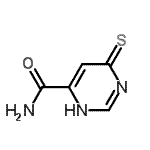 CAS 登录号：303024-25-1， 6-硫代-1,6-二氢-4-嘧啶甲酰胺