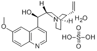 CAS 登录号：303137-00-0， 奎宁硫酸盐单水合物