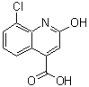 CAS 登录号：30333-56-3， 8-氯-2-羟基-4-喹啉羧酸