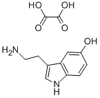 CAS 登录号：3036-16-6， 5-羟基色胺草酸盐
