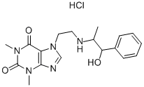 CAS#: 3039-97-2, [R-(R*,S*)]-3,7-Dihydro-7-[2-[(2-Hydroxy-1-Methyl-2-Phenylethyl)Amino]Ethyl]-1,3-Dimethyl-1H-Purine-2,6-Dione Monohydrochloride