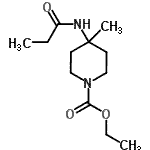 CAS#: 303983-35-9, Ethyl 4-Methyl-4-(Propionylamino)-1-Piperidinecarboxylate