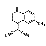 CAS 登录号：30430-68-3， (6-甲基-2,3-二氢-4(1H)-喹啉基亚基)丙二腈